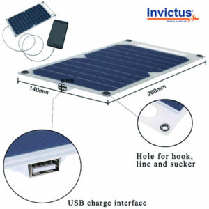 INVICTUS SRUSB-5 ΗΛΙΑΚΟΣ ΦΟΡΤΙΣΤΗΣ ΜΕ USB 5W