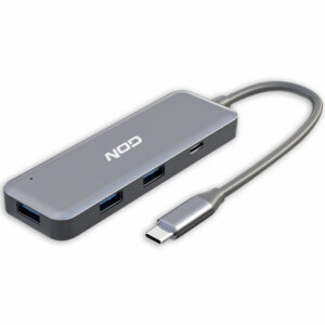 NOD Hybrid USB 3.1 Type-C hub αλουμινίου, 4 θυρών