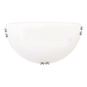 ΑΠΛΙΚΑ ΤΟΙΧΟΥ "PAROS" Φ30 Ε27 ΛΕΥΚΟ/ ΝΙΚΕΛ 145-22403