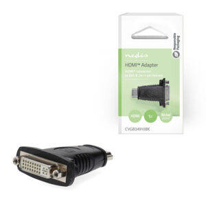 NEDIS CVGB34910BK Αντάπτορας HDMI αρσ.- DVI-D θηλ. 233-2622