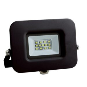 ΠΡΟΒΟΛΕΑΣ LED 10W SMD ΒΑΣΗ 360° ΜΑΥΡΟΣ IP65 6500K PLUS 147-69313