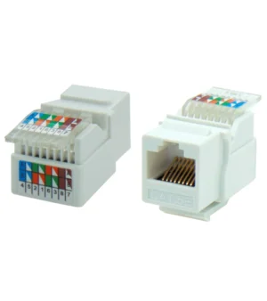 KEYSTONE JACK RJ45 UTP CAT 5e TOOLESS 180° ΛΕΥΚΟ N111-01 SUT