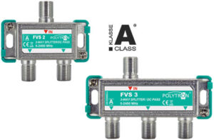 FVS 3 F Splitter, 4way,5-2500MHz DC POLYTRON