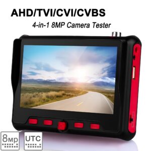 ANGA PS-6800ACT TESTER CCTV AHD/TVI/CVI/CVBS, CAMERA TESTER, 8MP,5 inch LCD Screen